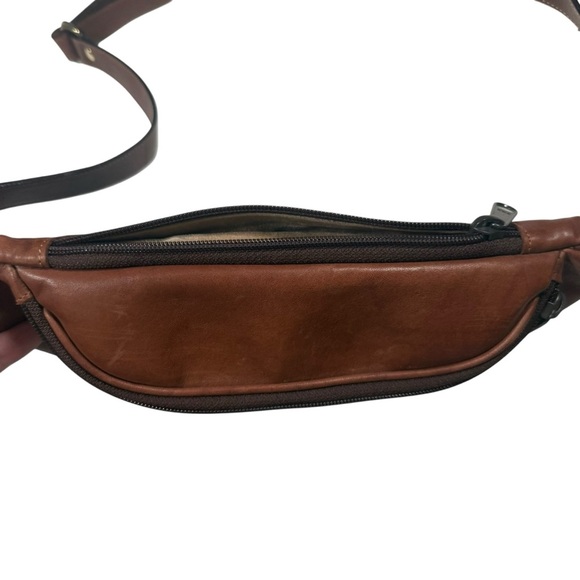 Oroton Brown Leather Men's Bag VTG - Picture 3 of 11